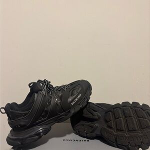 Balenciaga Men's Black Athletic Sneakers